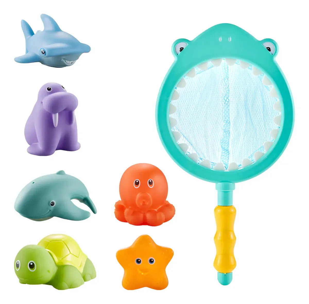 Brinquedos de banho para bebês, brinquedos aquáticos flutuantes verdes