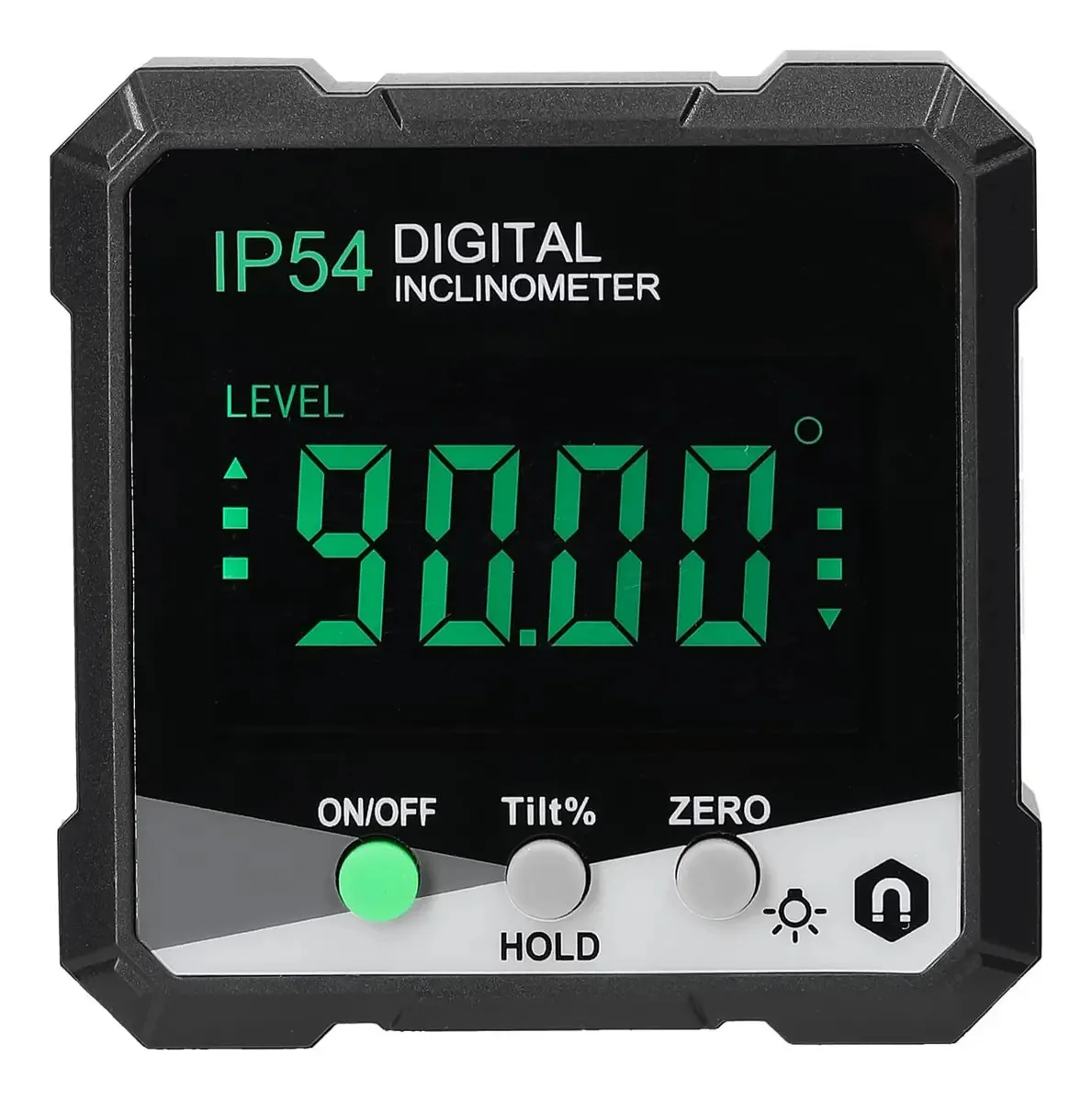 Mibee Ip54 Inclinômetro Digital Portátil Retroiluminado Lcd Transferidor Medidor de Inclinação Régua de Ângulo Magnético Transferidor Multifuncional