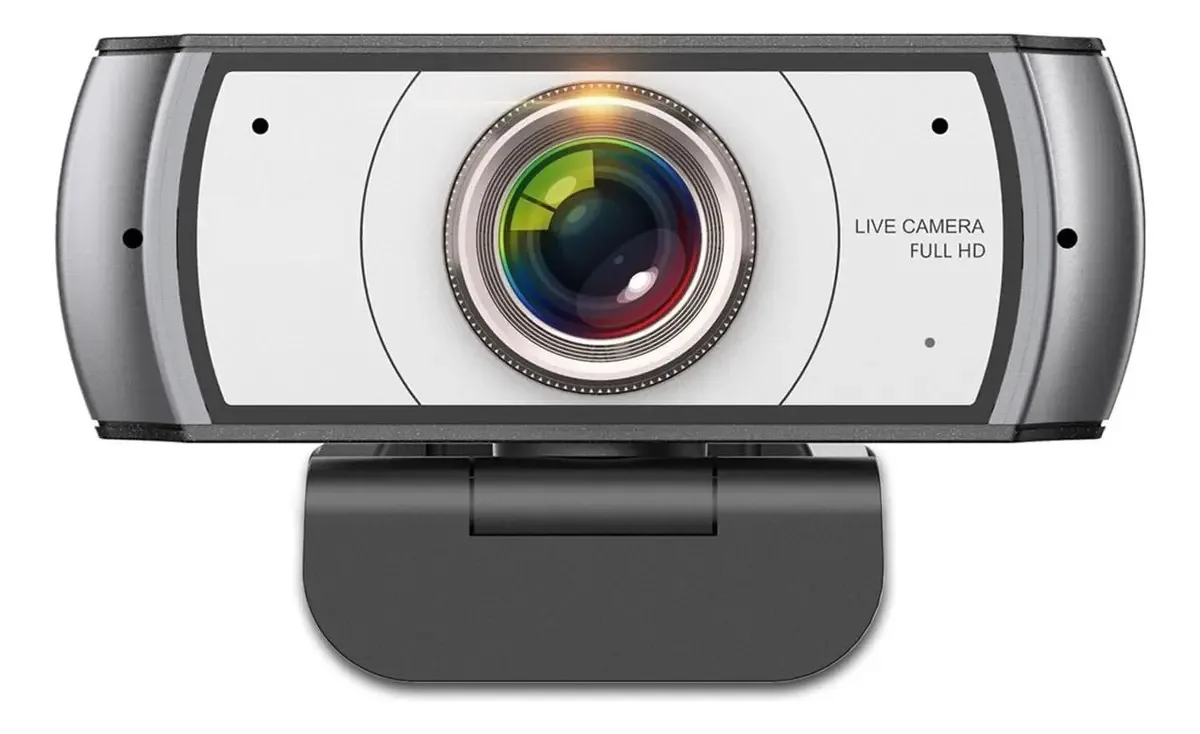 Webcam Poemysir Hd 1080p Mf 30fps Webcam de streaming USB com microfone para computador, reunião, webcam para conferências, transmissão ao vivo, gravação