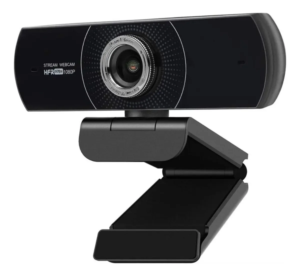 Webcam Poemysir 1080p Hd 60fps Webcam com microfone para desktop, laptop, streaming de reuniões, câmera web USB