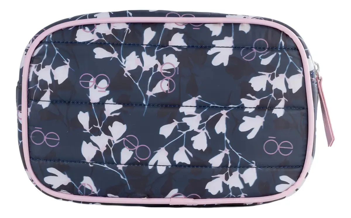 Bolsa de cosméticos média Cloe para mulheres - cores marinhas