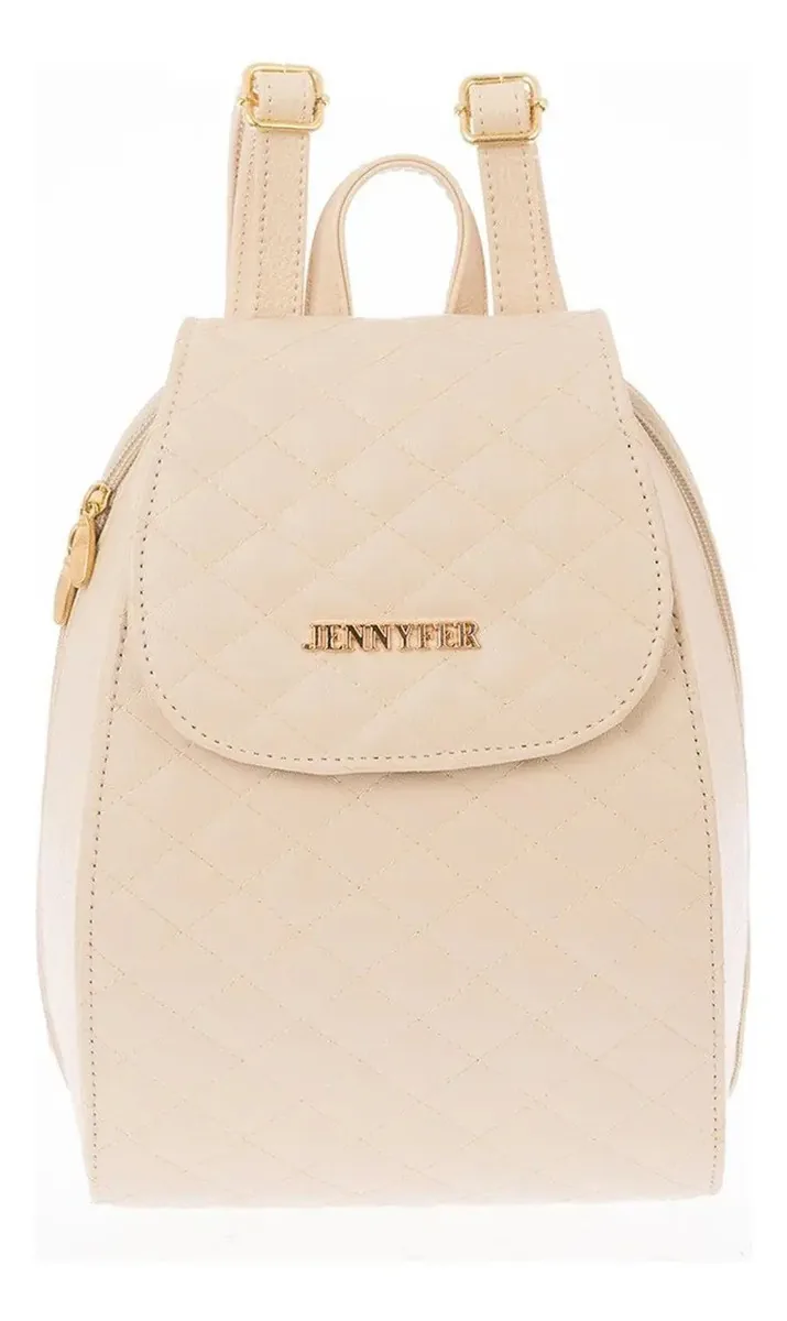 Bolsas femininas Original Jennyfer Brand Bag 9342, cor bege