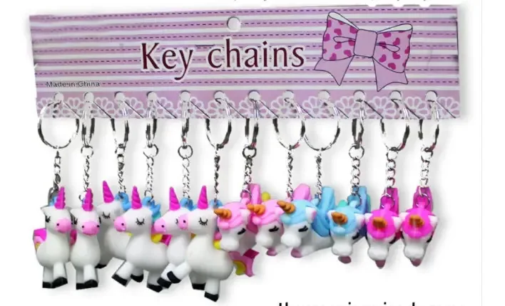 Chaveiro de unicórnio de 12 moda