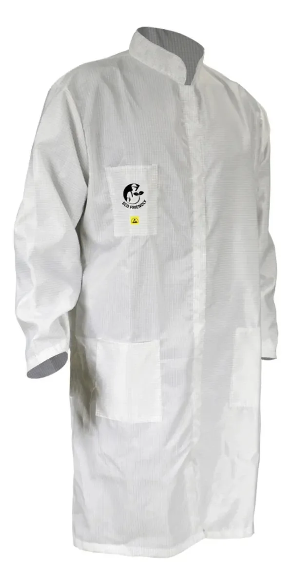 Vestido branco antiestático ecológico T-gd White Gd