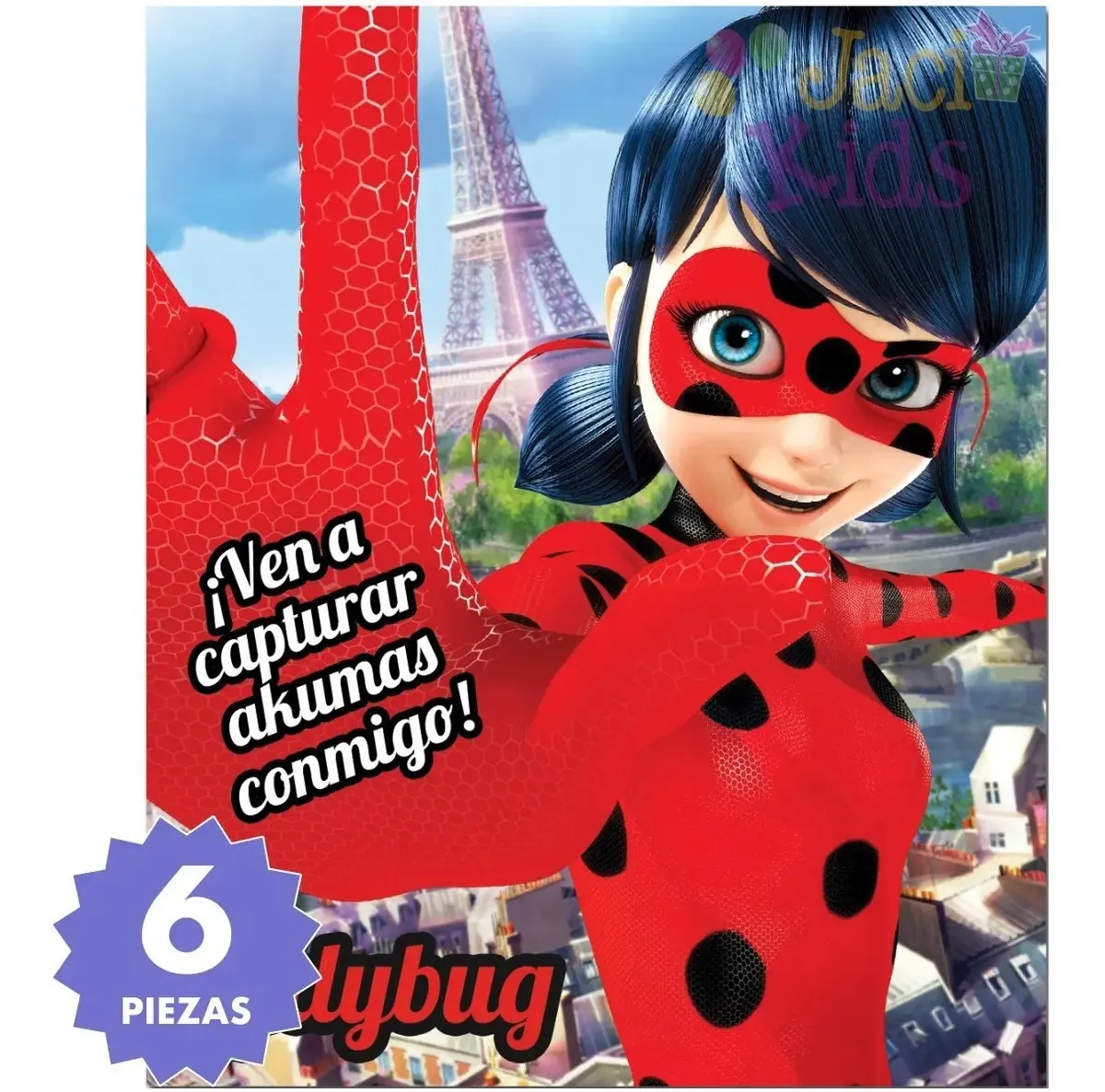 Item de festa para convites para joaninha sem envelope - Lbu0M1