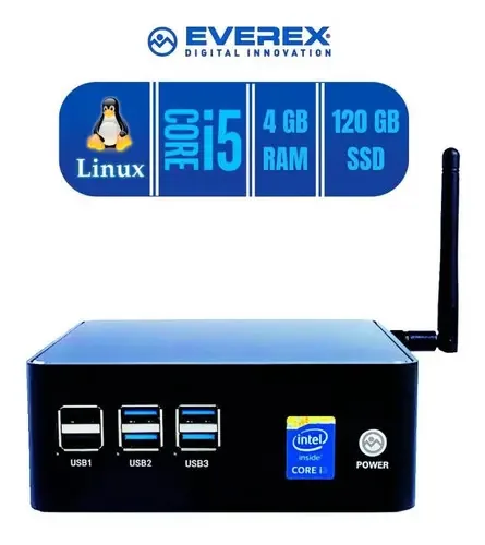 Mini Pc Nuc Core I5 4gb 120gb Ot5 Linux Bivolt