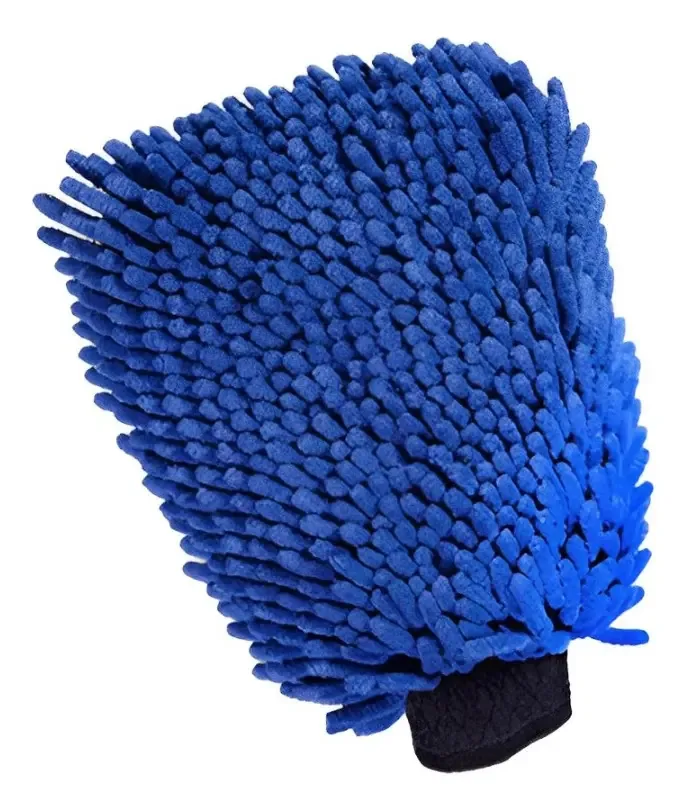 Luva de Limpeza de Microfibra JS para Lavagem Automotiva Detalhada