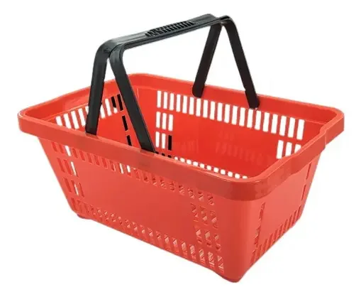 Cesta De Compras D-100 Tamanho Médio 16l Diversas Cores Cor Vermelha