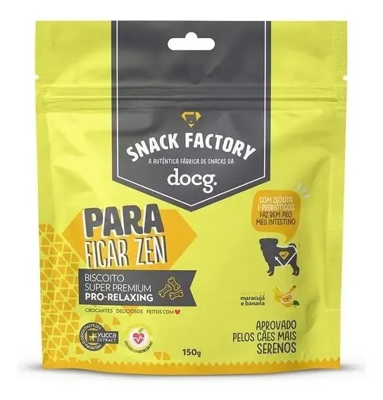 Biscoito Snack Petisco Cães Para Ficar Zen Super Premium