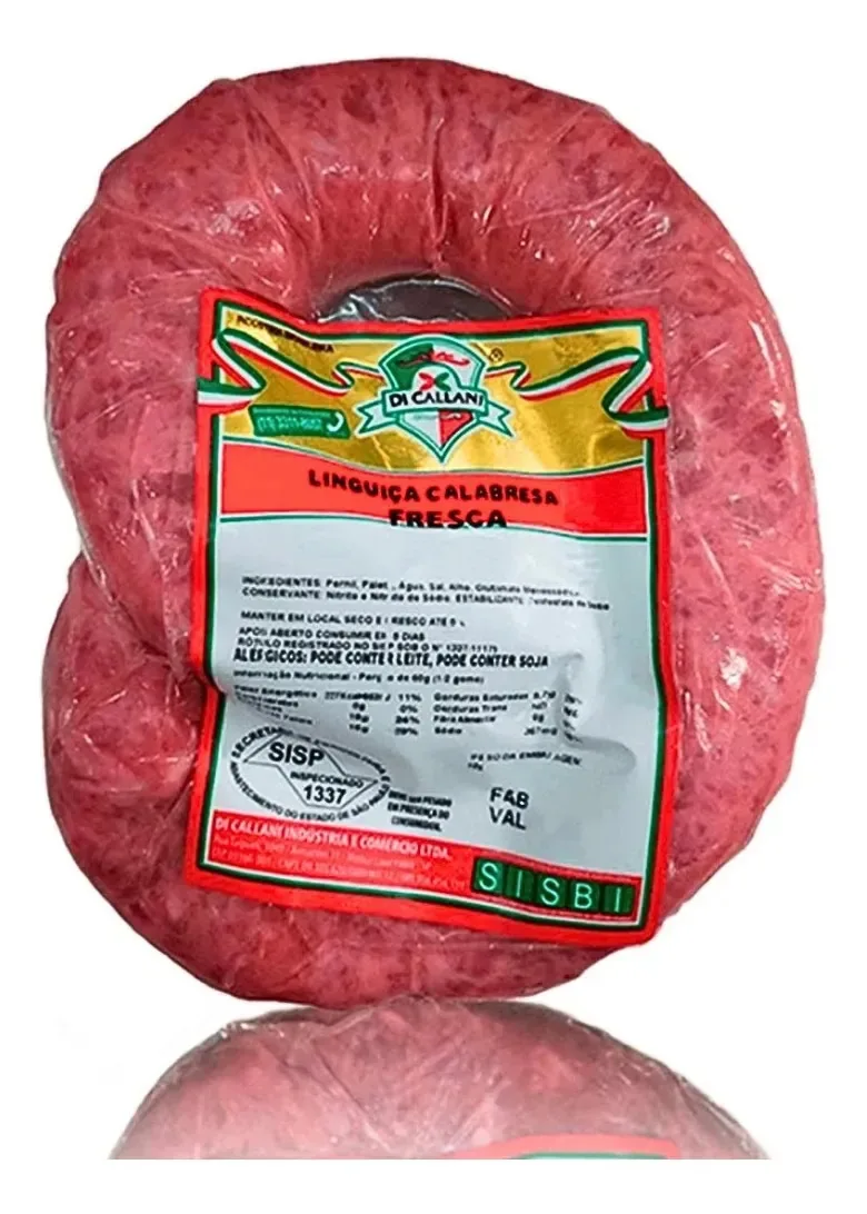 400g Linguiça Calabresa Fresca (saborosa) - Tipo Italiana