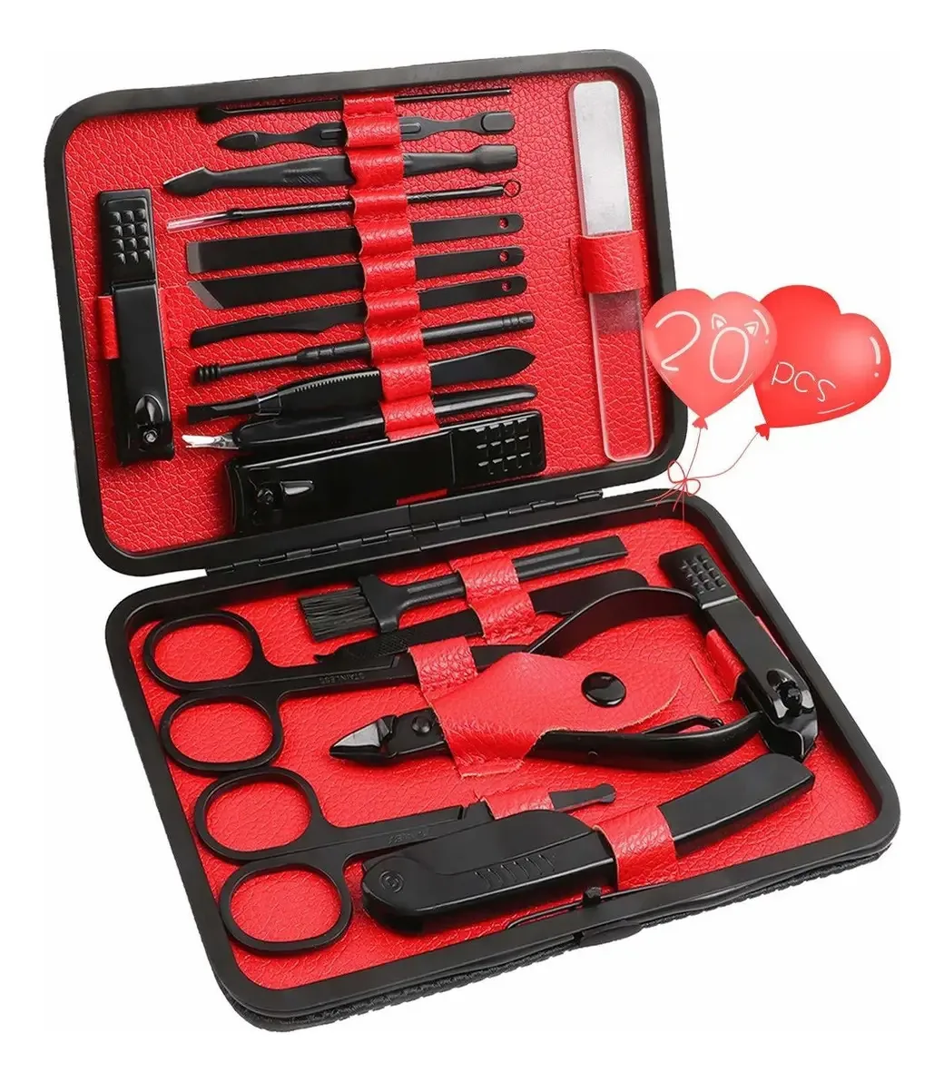 Kit multifuncional de manicure e pedicure Ashina