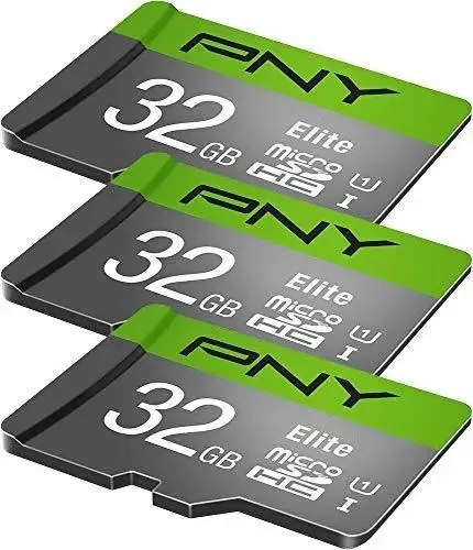 Pacote de 3 cartões de memória SD Elite Class 10 U1 32gb
