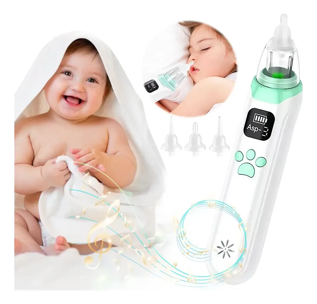 Aspirador nasal elétrico para limpador de pasta de dente para cor verde