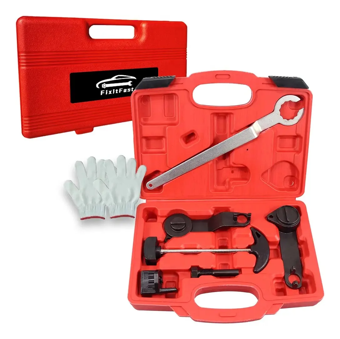 Ferramenta de extração de polia Fixitfast YC0274 para sincronizar motores Vw Audi Steel NO.45