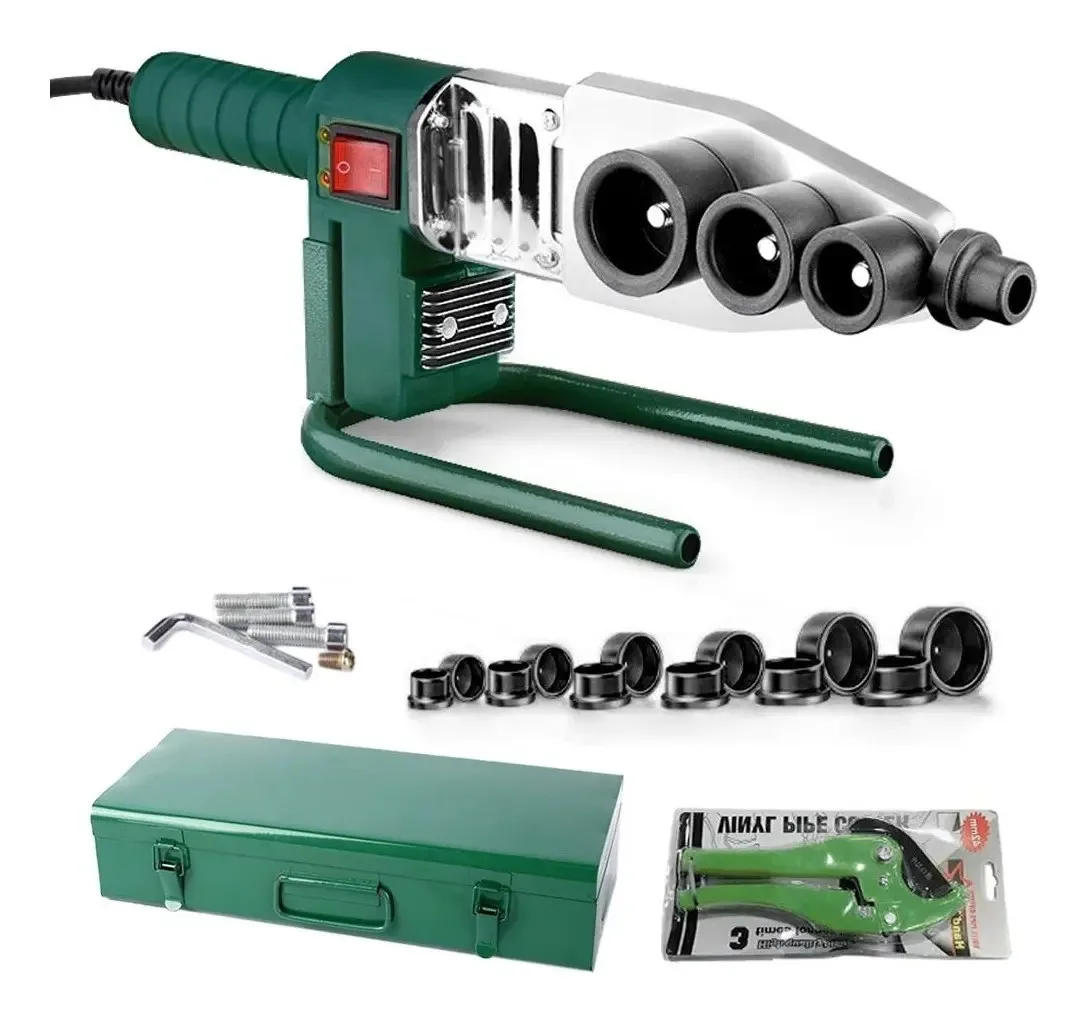 BENZHIJIA 63- Kit de fusão a quente tipo 1000w com 6 soldas e tesouras