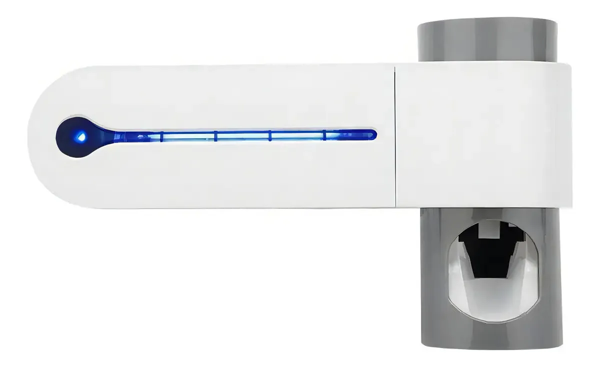 Esterilizador Uv De Escovas De Dentes E Dispenser Automático