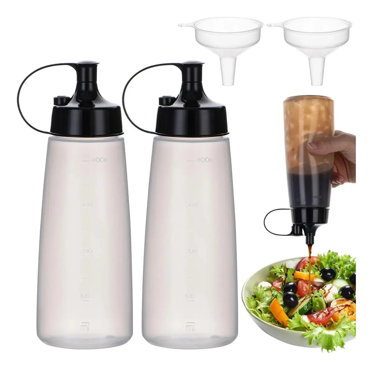 Garrafas Deesoo Squeeze para molhos, garrafas Squeeze