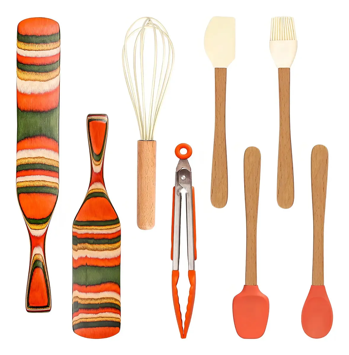 Spurtles - Utensílios de cozinha, conjunto de utensílios de cozinha