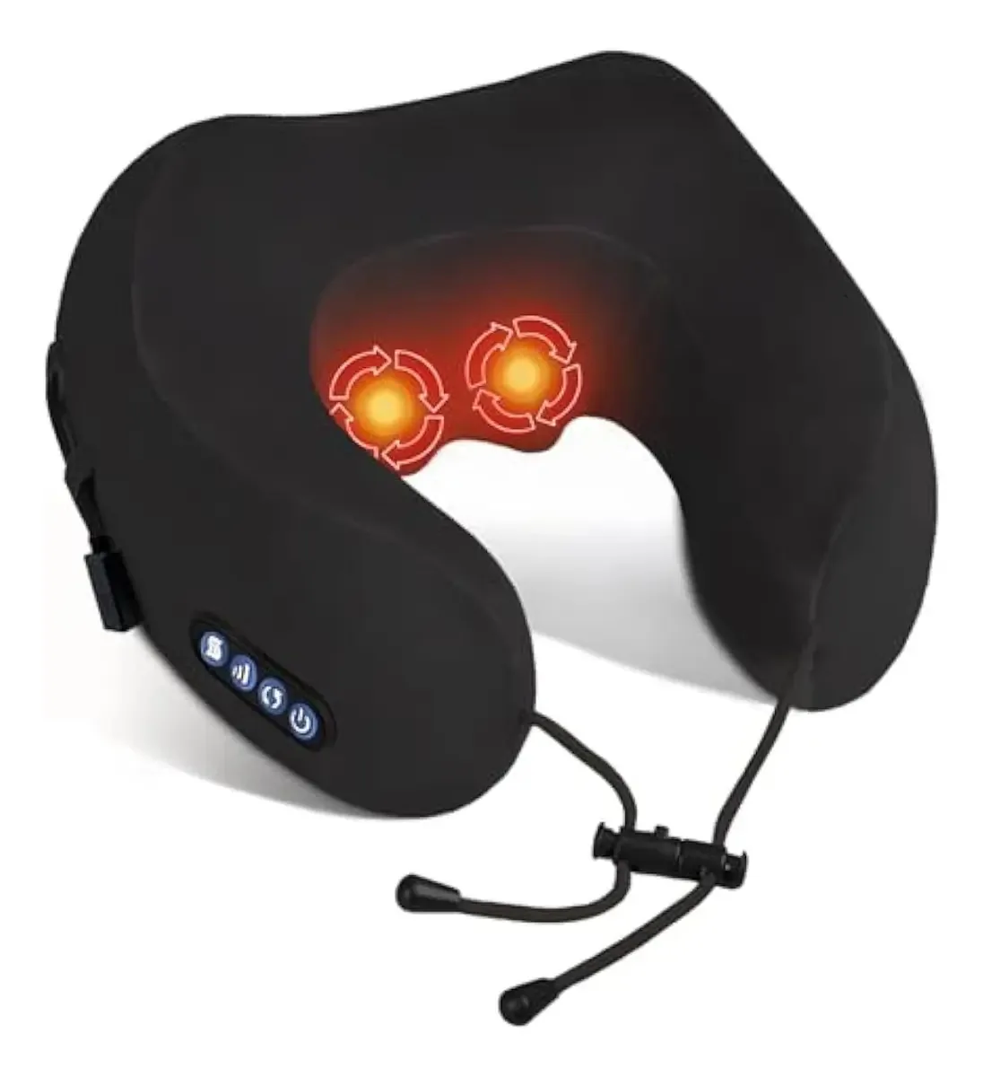 Massageador elétrico de pescoço, travesseiro de massagem