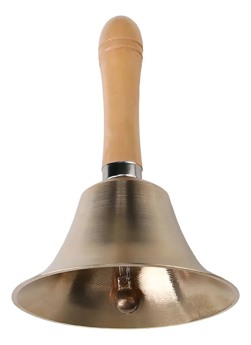 Sino de Chamada de Mão de Latão Maciço Super Forte