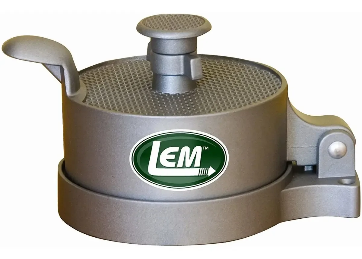 Prensa de hambúrguer antiaderente pesada da Lem Products