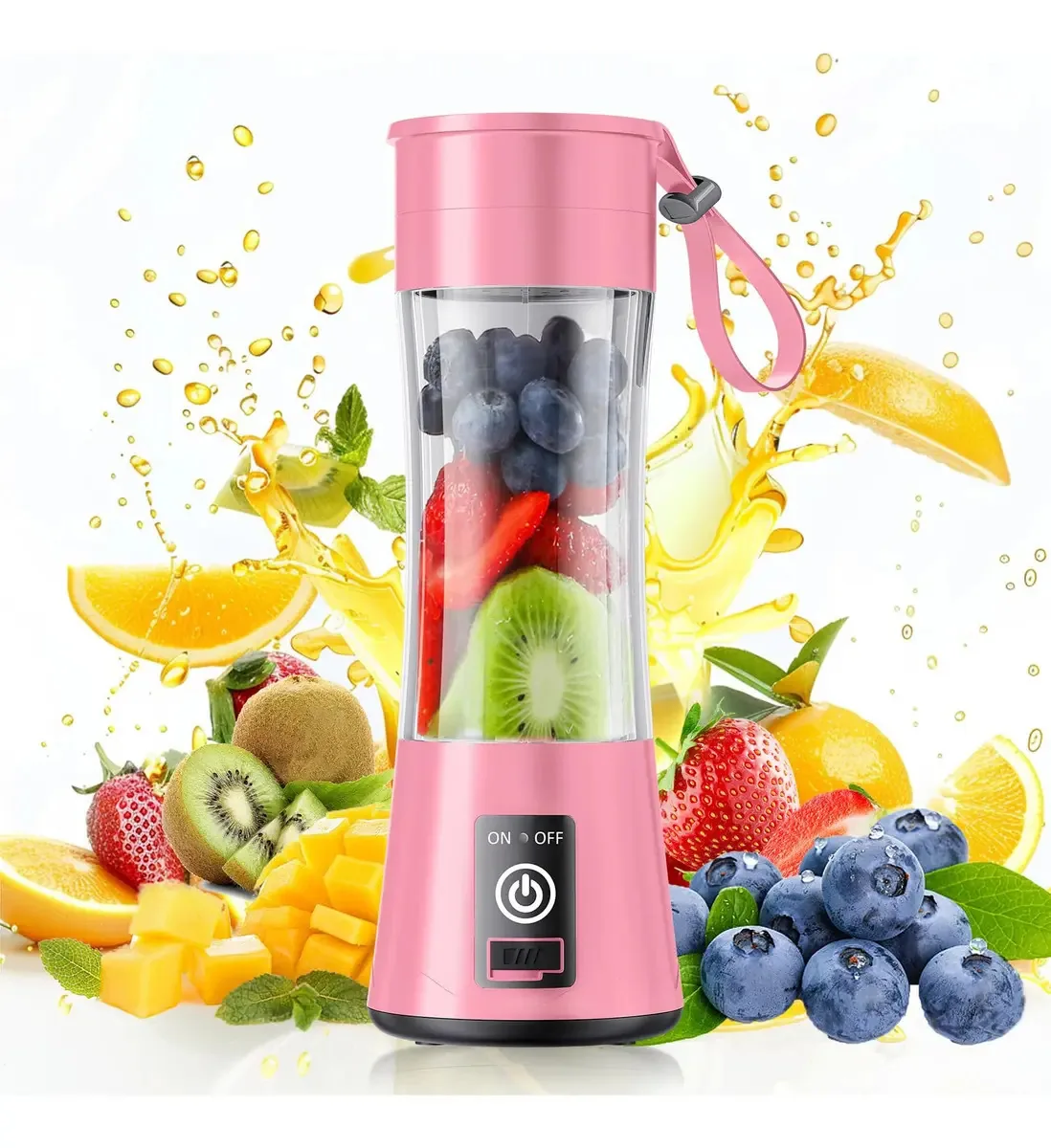 Liquidificador portátil para batidos e batidos, liquidificador Inalamb