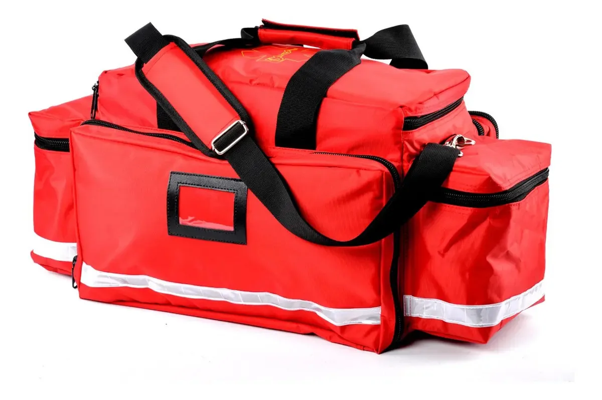 Bolsa Aurelius de Grande Capacidade para Primeiros Socorros, Bolsa Vazia para Emergências Médicas, Suprimentos de Emergência Não Incluídos