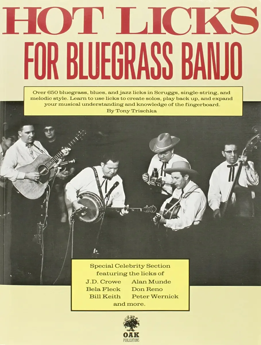 Hot Licks For Bluegrass Banjo Color Dark Green