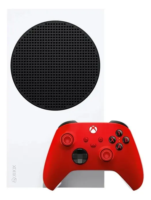 Consoles Microsoft Xbox Series S 512 Gb Ssd Digital Edition com controle vermelho carmesim