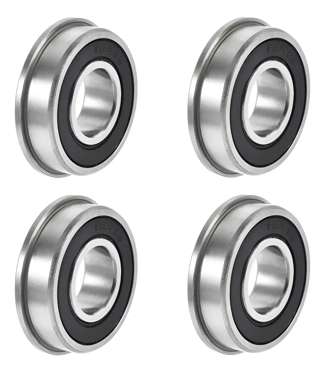 Rolamentos de rolos Vocoste para skates e patins The Silver Color Bearing Pack X 4 unidades