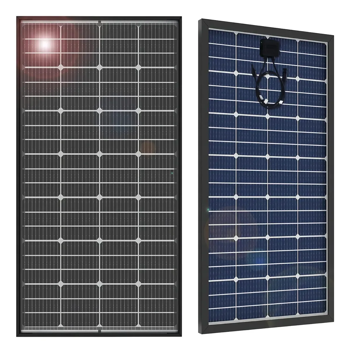 Jjn Bifacial - Painéis solares monocristalinos de 200W, 12