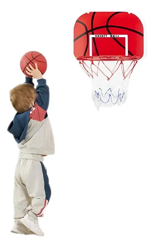 Mini cesta de basquete para crianças