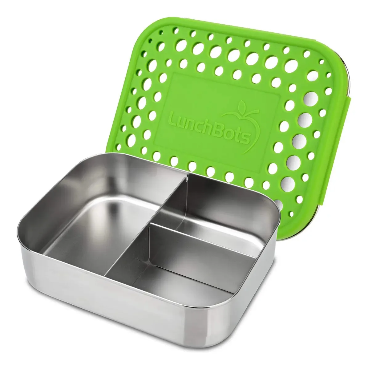 Lunchbots Medium Trio Ii - Recipiente para alimentos dividido