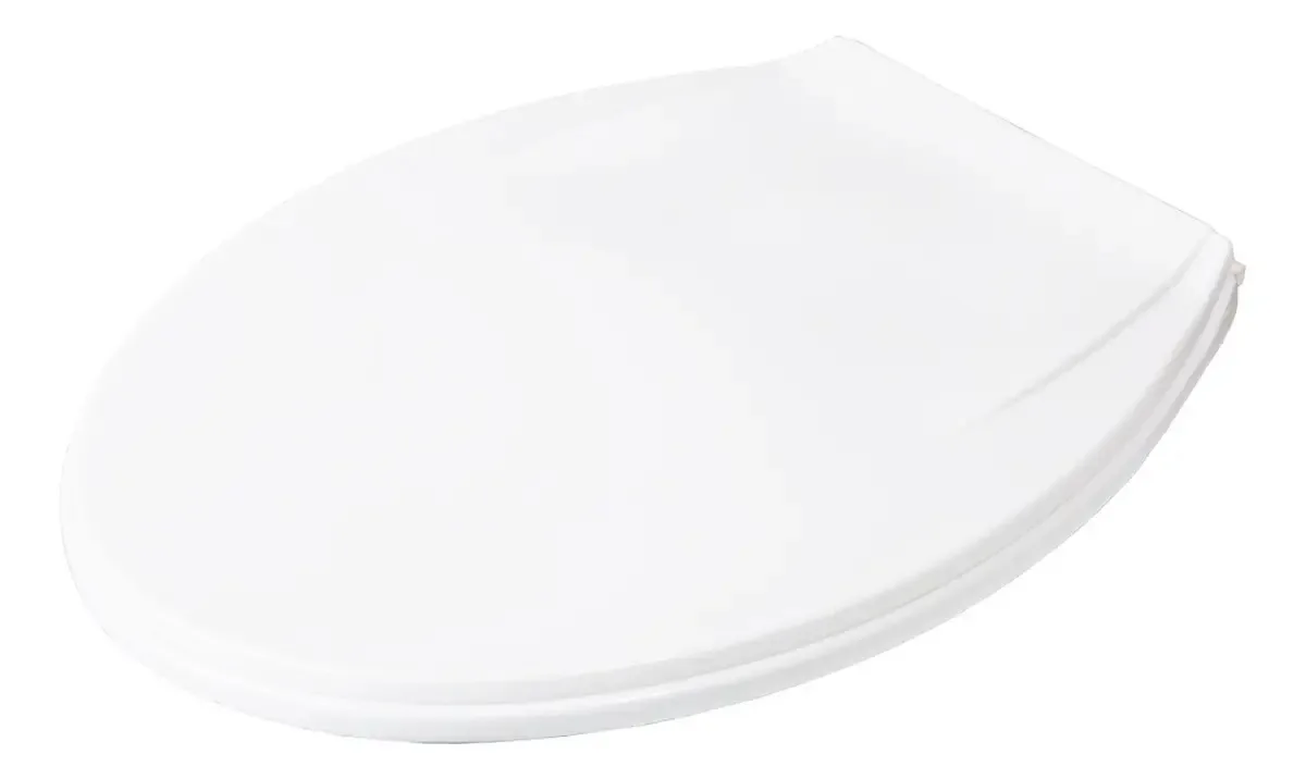 Assento e tampa sanitários brancos ecológicos