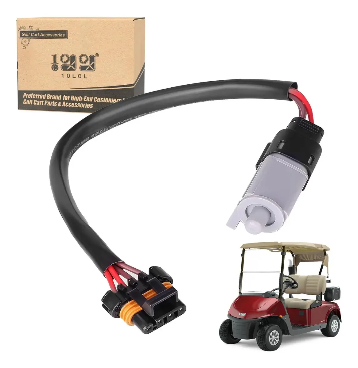 Interruptor de pedal acelerador de carrinho de golfe de 10l0l e grátis