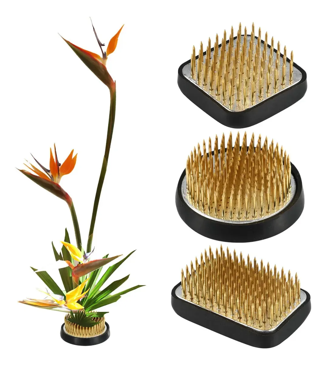 Rãs Japonesas Para Arranjo Floral Kit Kenzan