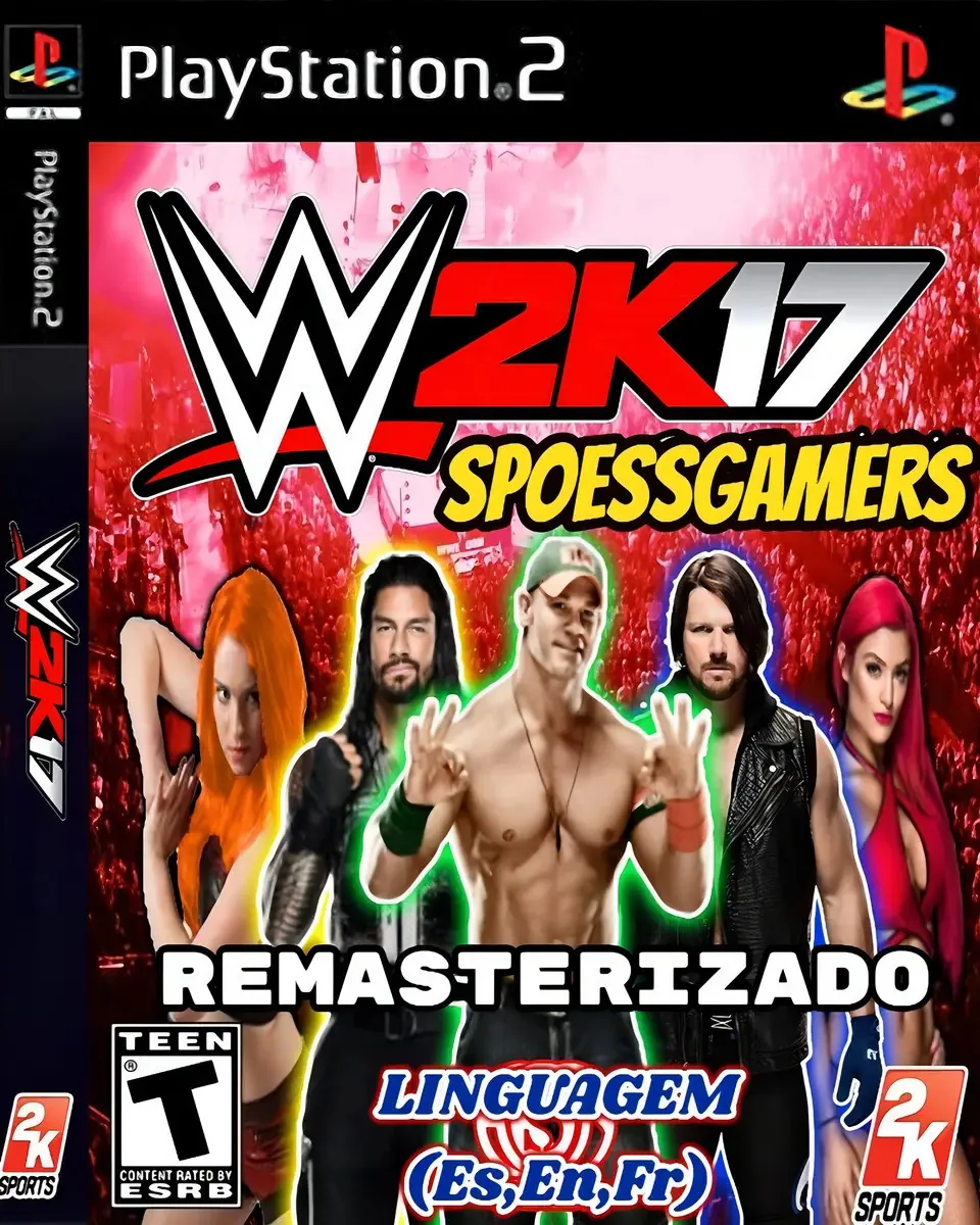 Wwe 2k17 Luta Remasterizado Ps2