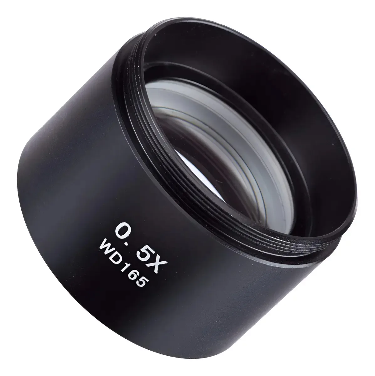 Lente Parco Scientific Barlow Paf05 0.5x para microscópios. Cor: Preto