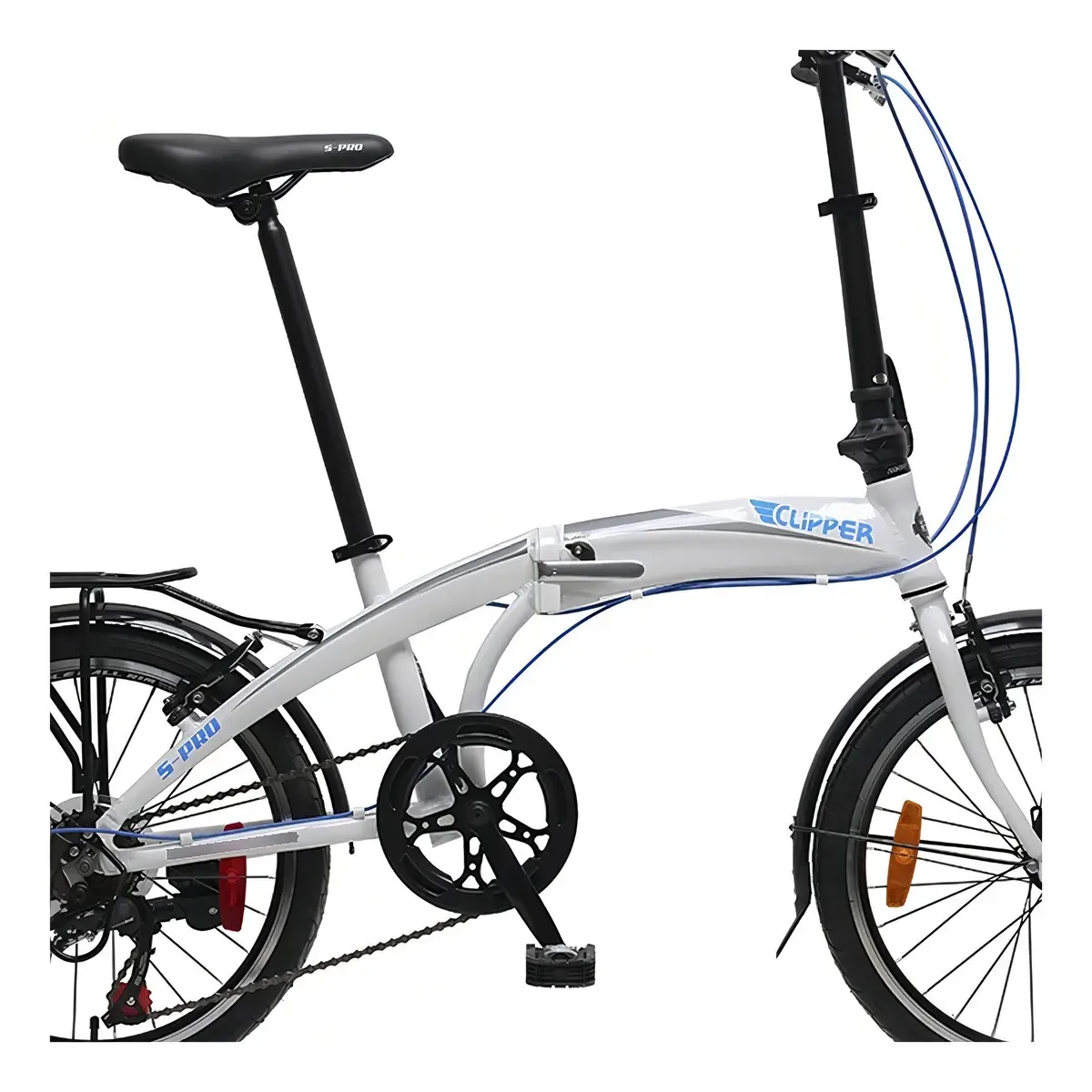 Bicicleta de equitação S-pro Clipper 20 dobrável de 6 níveis