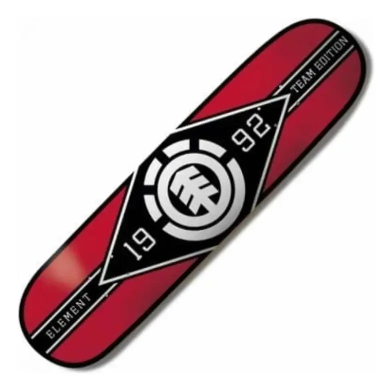 Baralho de skate unissex preto Element Major League Deck 8
