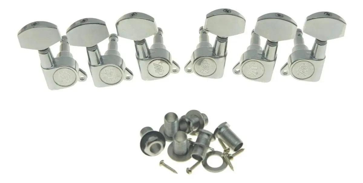 Sintonizadores de guitarra Wilkinson 3x3 Chrome e-Z Post E-Z-Lok Ll