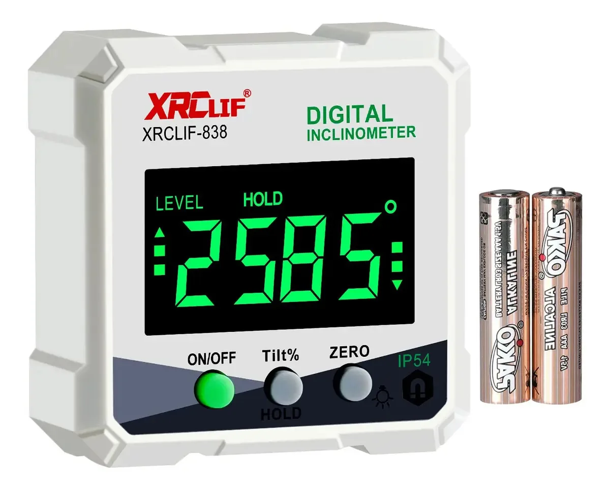 Xrclif - Medidor de ângulo digital, caixa de nível básico MA