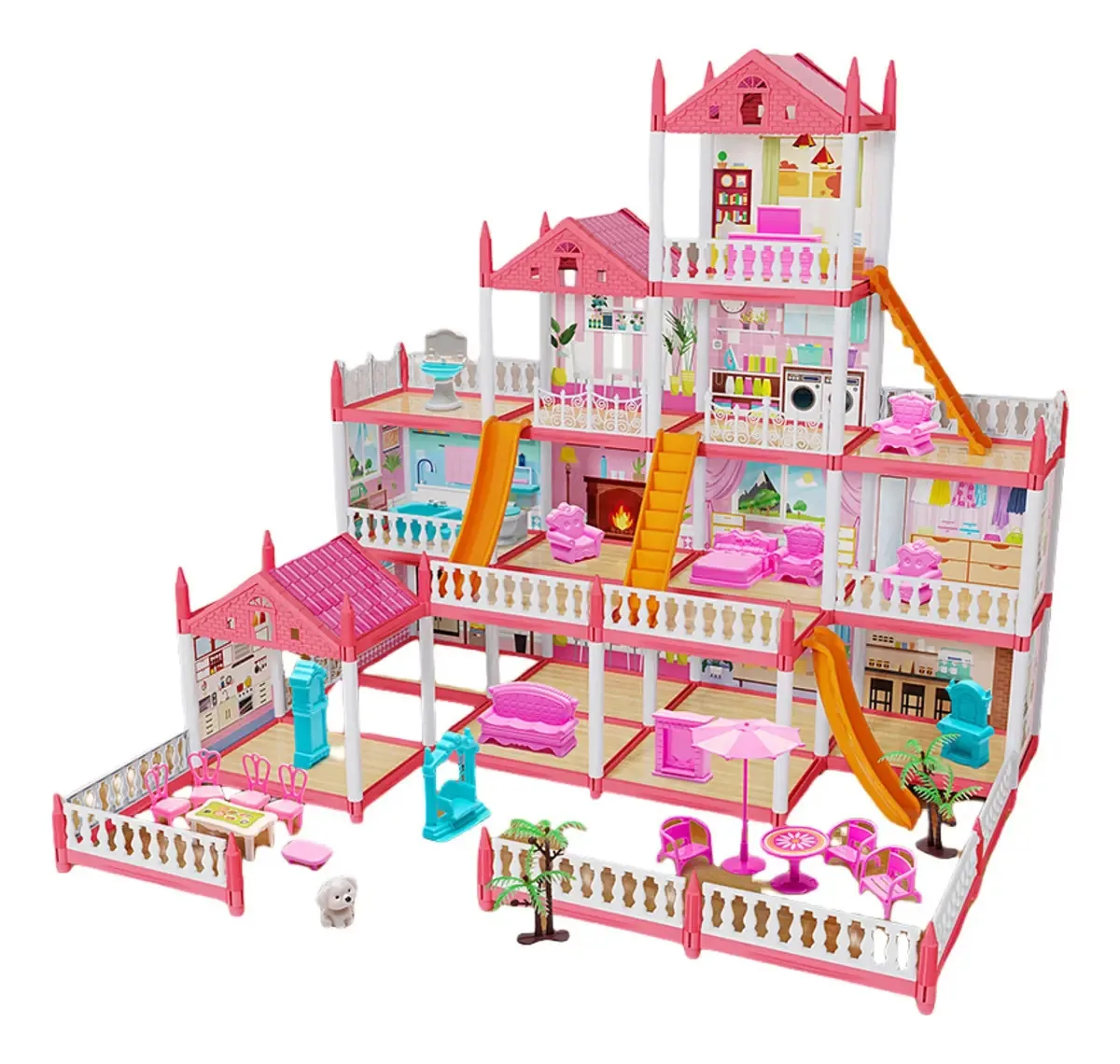Kingsteam 236 CBWJ 322334534 casa de bonecas rosa