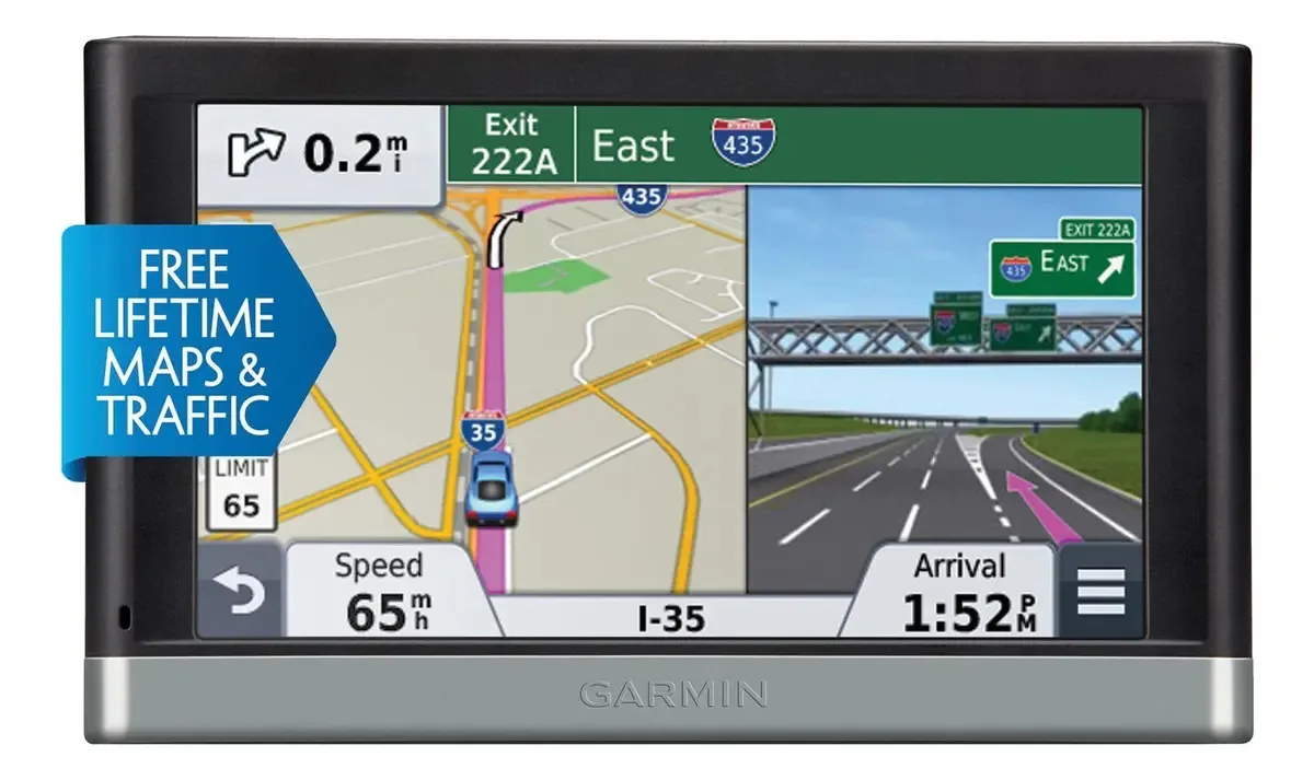 GPS Bluetooth portátil Garmin Nuvi 2597lmt de 5 polegadas com