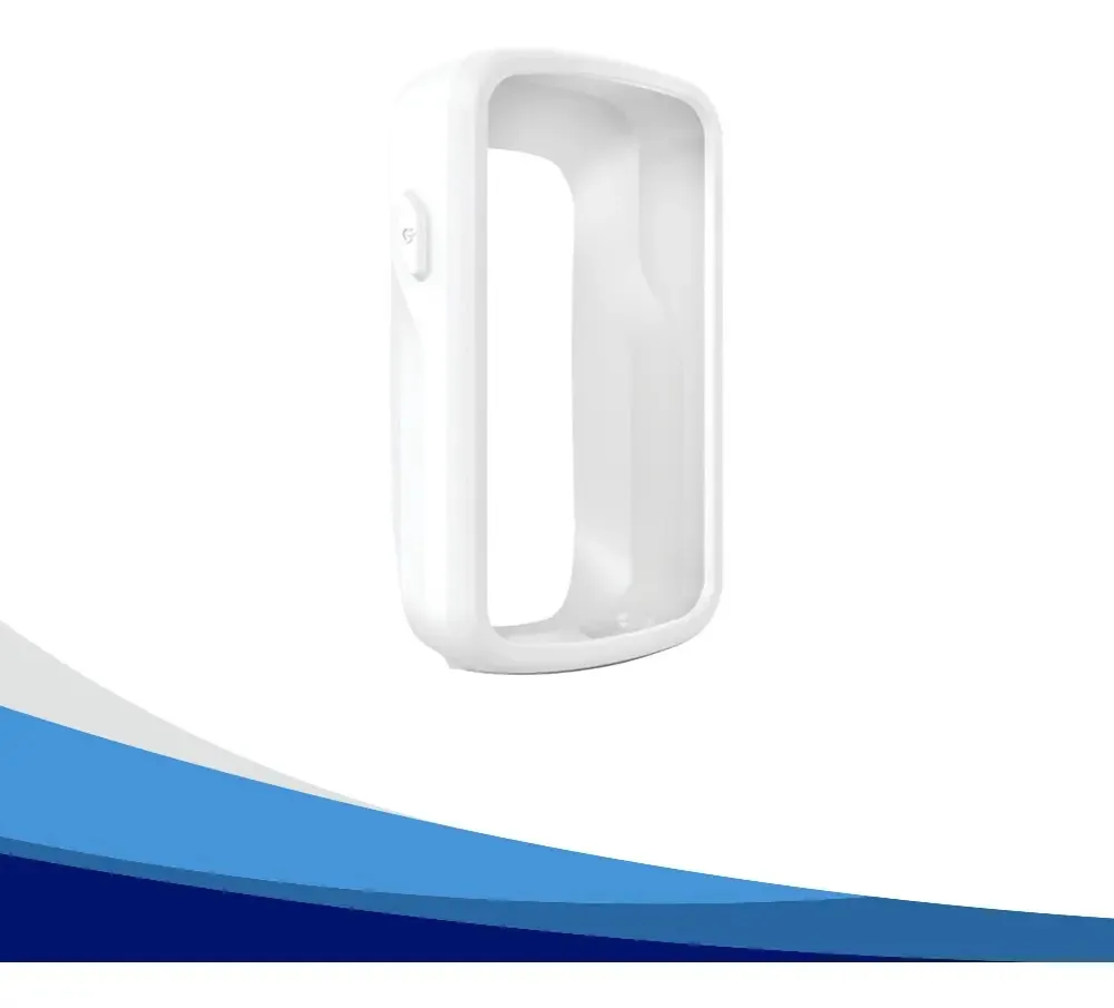 Capa de silicone Garmin Colors Edge 820 cor branca