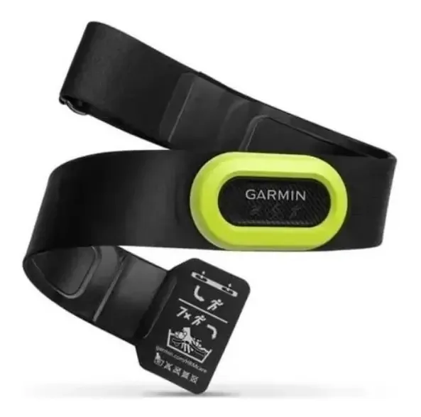 Banda de monitor cardíaco Bluetooth Garmin Hrm Pro Triathlon, cor preta