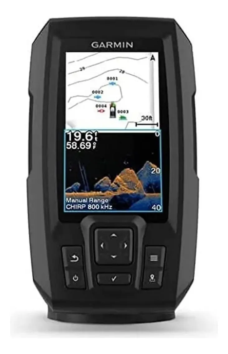 Ecobatímetro GPS Garmin Striker 4cv preto
