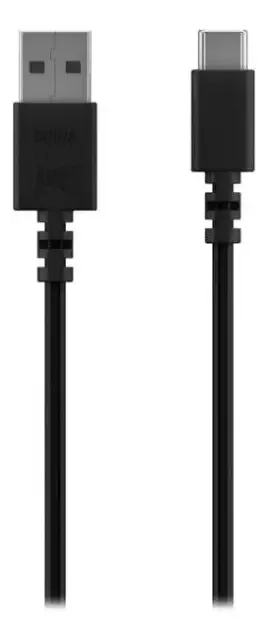 Cabo Usb P/ Carregamento Garmin Tipo A P/ Tipo C Preto