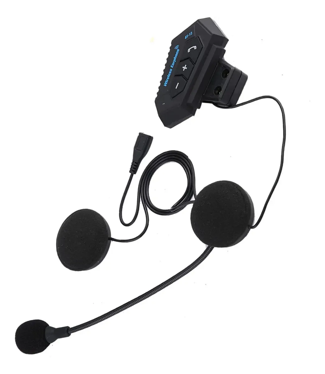 Intercomunicadores para motos Estink BT-S2 color preto por unidad