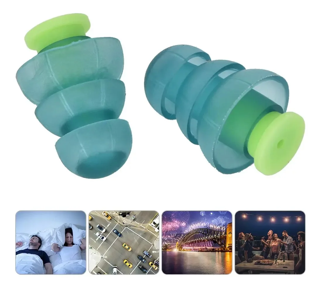Protetores De Silicone,protetores Para Proteção Auditiva Resistentes À Água,protetores De Ouvido Com Redução De Ruído,protetores Para Aprendizado,sono,viagem,proteção Auditiva